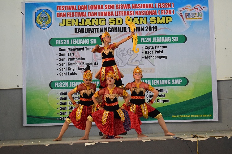 Festival dan Lomba Seni Siswa Nasional (FLS2N) Jenjang SD dan SMP Kabupaten Nganjuk Tahun 2019